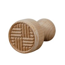 손잡이떡도장(격자) / 5x8cm // 떡모양틀 설 추석 절편 다식판