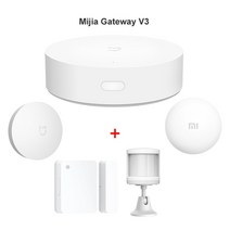 스마트 홈 키트 도어센서Xiaomi-스마트 홈 키트 Mijia Gateway 3 아카라 허브 도어 인체 온도 습도 센서, 23 Set 6