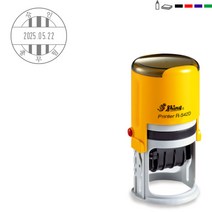 고무인닷컴 도장파닷컴 날짜회전인 지름42mm 주문제작 자동스탬프, 검정