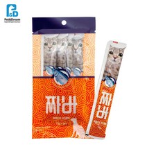 짜먹는 고양이 유산균 가다랑어짜바 4x2개 피부관리 레토르트 항산화 수분공급 풍미UP