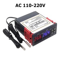 stc-3008 kt99 듀얼 디지털 온도 컨트롤러 2 릴레이 출력 12v 24v 220v 온도 조절기 온도 조절기 히터 쿨러, 협동사, STC-3008 110V 220V, 05 STC-3008 110V 220V