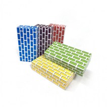 화인아트 종이벽돌블럭 미니 50pcs/영아용/국내생산, 상세페이지 참조