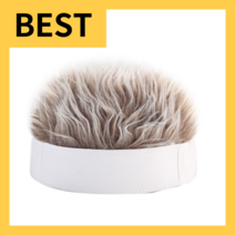 숏챙 모자 fake hair wig sun cap for men and women funny cool hip hop cap short melon cap ski
