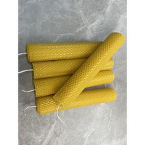 캔들 밀납초 밀랍 초 양초 직경 2.5cm 높이 10cm 자연 노란색 압연 양초 수제 DIY 꿀 긴 막대 꿀벌 왁스 벌집 5 개, 5pcs beeswax candles