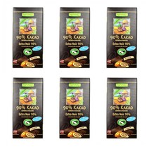 라푼젤 초콜렛 다크 90 카카오 코코넛블러썸 슈가 80g x6개 RAPUNZEL