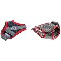 레키 mvc 렉키 leki 노르딕 워킹 폴 독점 스트랩 샤크 프레임 스트랩 메쉬, 빨간색, 왼손