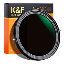 공식수입정품 K&F Concept NANO-X CPL + Fader ND 가변 ND 필터 ND2-ND32 77mm / CPL+ND