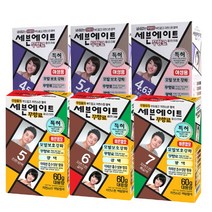 세븐에이트 무향료 염색약 택, 상세설명 참조, 4.5호 금빛갈색