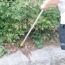 가볍고 편한 손잡이형 잡초제거기 93cm 서서호미 곡괭이 텃밭농기구 여름