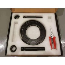 실내 벽 장식 램프 현대 블랙 화이트 선형 스카이 라인 sconce led 바 스트립, 흑체, 6m, 리모콘으로 디밍 가능