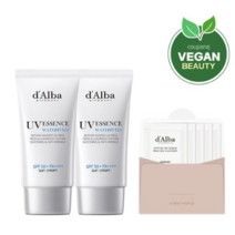달바 워터풀 에센스 선크림 SPF50+PA++++ 50ml 2개 + 약산성 젤 클렌저 15ml, 5세트