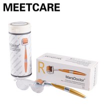얼굴경락기구 턱선리프팅 페이스롤러 얼굴리프팅 티타늄 192 바늘 팁 Derma Roller Microneedle Dermarolle, 03 1pc 0.3mm