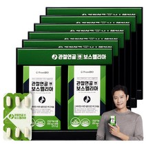 [본사 기획세트] 프롬바이오 이병헌의 관절연골엔 보스웰리아 개별인정형 비타민D 마그네슘 망간 아연 1일 섭취량 100%, 850mg, 12박스, 6개월, 30정