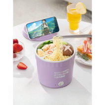 1.2L 다기능 인스턴트 전기 요리 냄비, 민트 블루 (일반코팅)