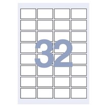세모네모 전산 라벨지 C-3034 바코드분류 100매 32칸