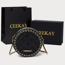 지퍼크로스백 CEEKAY 여성가방 인싸템 스타일리쉬 미니 탬버린백 원형 체인백 2260359577