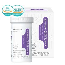 식약처인증 여성 유산균 영양제 유익균 질 유래 유산균 프로바이오틱스 50억 장건강 아연 셀레늄 비타민D 질건강 특허유산균 M3 건강기능식품, 500mg, 30정
