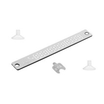 벤츠마크 임시 차량 스타일링 메르세데스 벤츠 AMG GLC260 클래스 W176 용 전화 번호 카드, 02 은