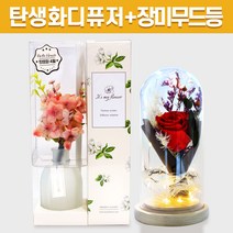 탄생화 디퓨저 선물 세트 4월 탄생화 벚꽃 + 장미 무드등 남자 친구 여자 친구 남사친 여사친 언니 직장동료 생일 집들이 결혼 선물 실내 디퓨저 실내 방향제 디퓨져, 블랙체리, 레드, 300ml