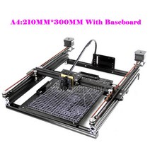 CNC조각기 공작기계 목재CNC가공 A0 A1 A2 A3 A4 벨트 풀리 펜 드로잉 로봇 레터링 기계 스케치 쓰기용 XY, 06 A4 with baseboard