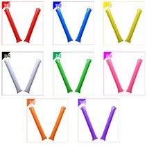 원형 막대풍선(10쌍) 응원 운동회 용품 도구 소품 파티친구사이, 분홍