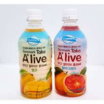 동원 얼라이브 망고 + 블러드오렌지, 24개입, 500ml
