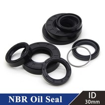 ID NBR 오일 씰 TC-30 x 40 42 44 45 46 48 50 52 54 55 58 60 62 65 68/72x5 30mm 니트릴 고무 샤프트 더블 립 7mm 8mm 9, [08] 30x44x10mm 2개