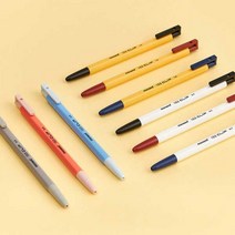 모나미 153 클립 볼펜 CLIP 0.5mm 0.7mm 1.0mm 낱개, 0.7블랙