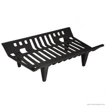 Vestal Fireplace Grate Cast Iron 21” Front 17-3/4” Back, 1