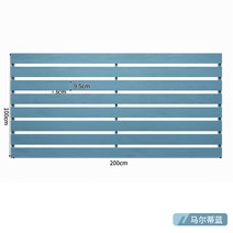 합성목재휀스 부식방지 담장 펜스 사생활보호 울타리 전원주택 테라스 가림막, 가로길이200높이100cm블루