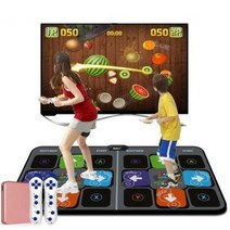 ddr 펌프 오락실 스포츠패드 두껍게 무선 가정용 친자 연결 TV 달리기, 02 (케이블 미키 레드) + 3D 현무 +