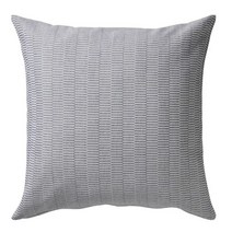 이케아 PLOMMONROS 플롬몬로스 쿠션커버 다크블루 화이트 50x50cm 905.069.53