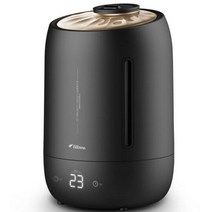 대용량 가습기 LED 5L 가열식 용암 물멍 생수통 거실 안방 빗소리 샤오미 노필터 기화식 단순 난방텐트 코스트코 페트병 굴뚝 필터없는 차량용, 매트 블랙