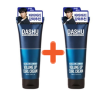 국내산 다슈 데일리 컬 크림 남자 헤어 스타일링 파마 머리 볼륨 에센스 왁스, 150mlx2개