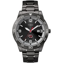 Timex Tribute 남성용 Acclaim 42mm 쿼츠 시계 스테인리스 스틸 스트랩 포함 Penn State Nittany Lions