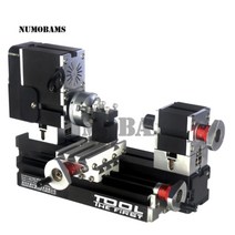 TZ20002MG DC 12V 5A 60W 높은 전원 미니 금속 선반 고정밀 DIY 목공 밀링 드릴링 선반 공작 기계 |선반|, 1개, 단일, 단일