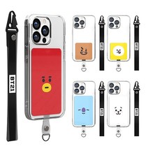 BT21 스마트탭 손목 휴대용 스트랩 전기종 호환 낙하방지, 빈티지 스마트 탭, 스몰 슈키
