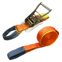 베스트 앤서 하체 고정 고정 벨트 래싱 벨트 타이 다운 와카 파단 하중 2000kg 벨트 폭 50mm 고정측 1m 권측 10m 래칫 벨트 I후크 로프 훅 대응 와카 아이 타입