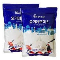 [천삼백케이] [메가커피] 세미 요거레또 1kg 2개세트, 단품