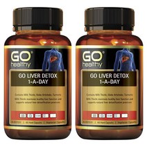 고헬씨 리버 디톡 1 A 데이 60 캡 Go Healthy Liver Detox Day Capsules Kpf 2개