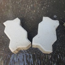 라인 인터록킹 U형 보도블럭, 화이트, 5개