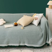 SKANDSALO 쇼파 패드 6인용 천커버 가죽갈이 돌쇼파 매트 천갈이, 그리드 그레이_180 x 300cm