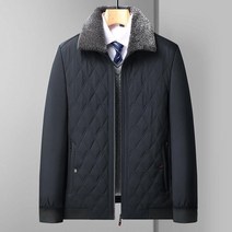 중년 남자 가을 겨울 고급 패딩 점퍼 50대 60대 아빠 남성 데일리 출근 점퍼 코디