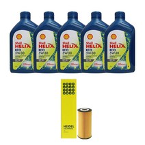 벤츠 CLA 클래스 오일필터 세트, [C117], CLA200 CDI (OM651) 7L, HEIDEL 오일필터 + ECO, 7000ml