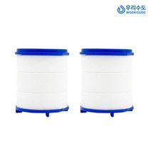 우리수도 세면대필터 수도꼭지 녹물제거 세면대 전용 필터헤드, 2.세면대리필필터2EA, 1개