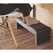 블루밍홈 휴 네오 1인 발해먹 풋스툴 풋레스트 발받침대, 휴_60 블랙