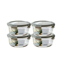 락앤락 유로 오븐글라스 원형 950ml_그레이_4개