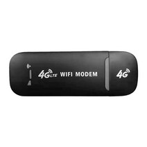 usb lte 라우터 4G LTE 무선 USB 모뎀 네트워크 카드 와이파이 동글 150Mbps 휴대용 모바일 광대역 SIM 카드 4G 무선 라우터 모뎀 스틱, Black_영국