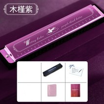 Tremolo Easttop Hohner 크로매틱 Kongsheng 하모니카 24홀 폴리포닉 C 전문가용 마우스 하모니카 24 Kong Sheng 하모니카, 보라색