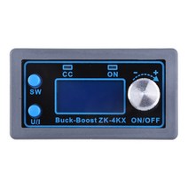ZK-4KX CNC DC-DC 벅 부스트 컨버터 모듈 CC CV 0.5-30V 4A 조정 가능한 스텝 다운 업 전압 조정기, 파란색